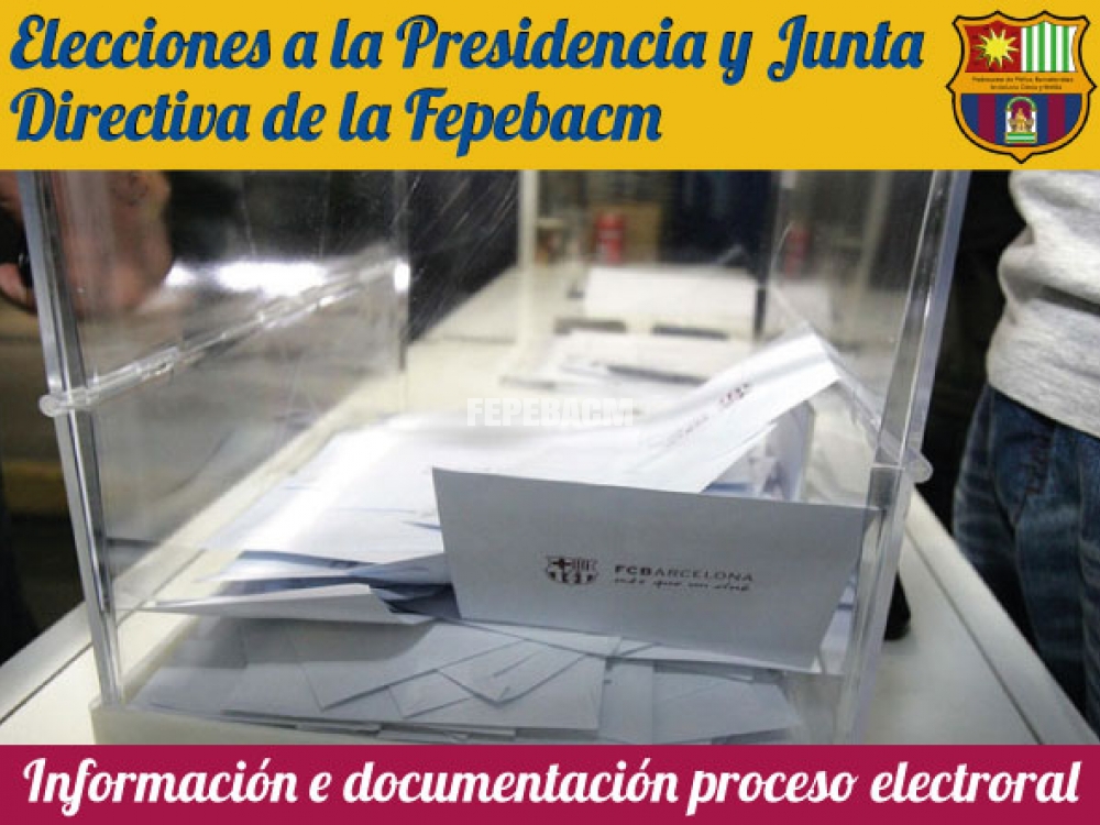 Elecciones a la Presidencia y Junta Directiva de la Federación de Peñas Barcelonistas de Andalucía, Ceuta y Melilla