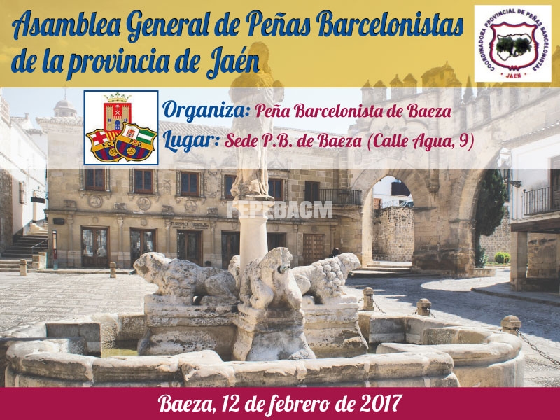 Asamblea General de Peñas Barcelonistas de la Provincia de Jaén