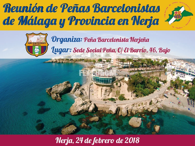 Reunión de las Peñas Barcelonistas de Málaga y Provincia en Nerja