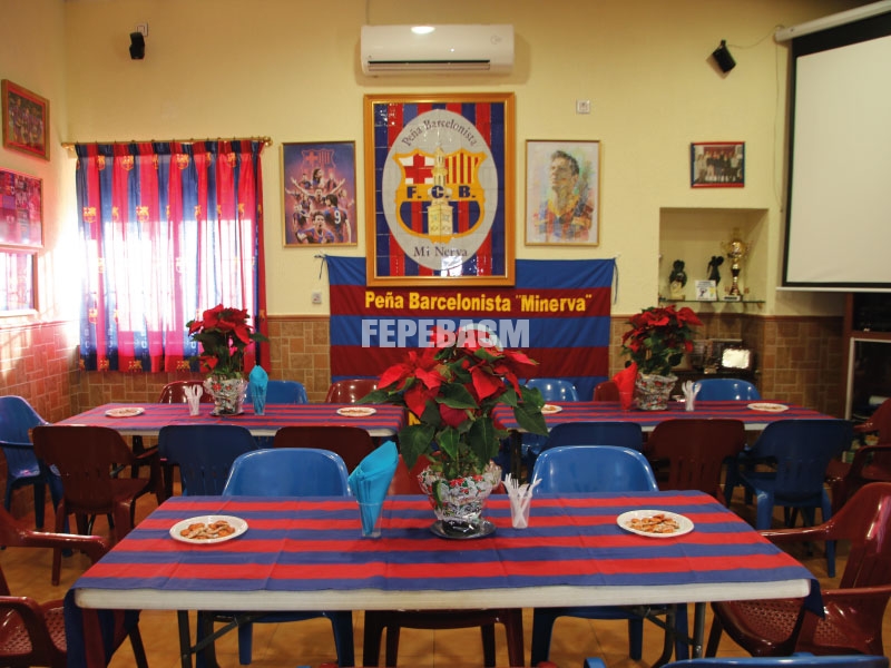La Peña Barcelonista 'Minerva' de Nerva celebra su tradicional cena de navidad