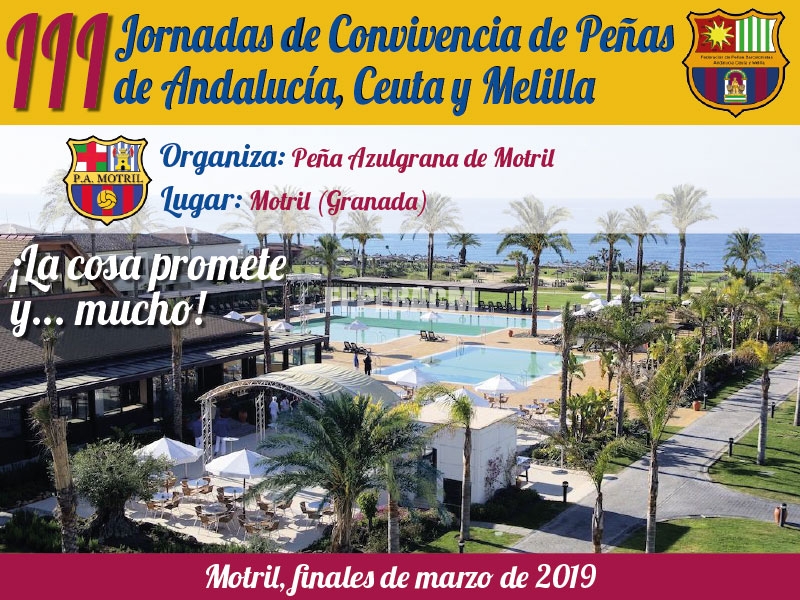 Arrancan los preparativos para las III Jornadas de Convivencia de Peñas de Andalucía, Ceuta y Melilla
