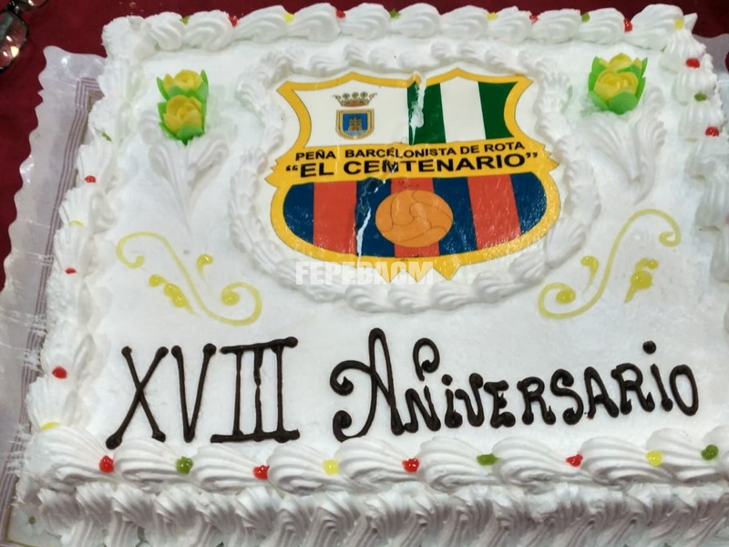 La Peña Barcelonista de Rota 'El Centenario' celebró su XVIII Aniversario