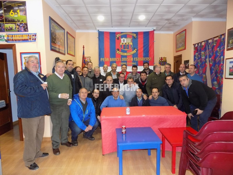 La Junta Directiva de la Federación de Peñas del FC Barcelona de Córdoba y Provincia celebra reunión en Cabra