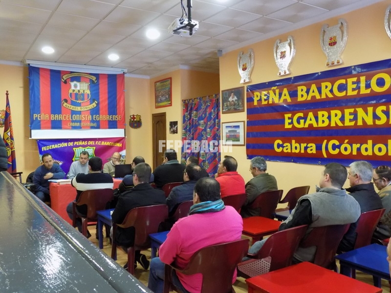 La Junta Directiva de la Federación de Peñas del FC Barcelona de Córdoba y Provincia celebra reunión en Cabra