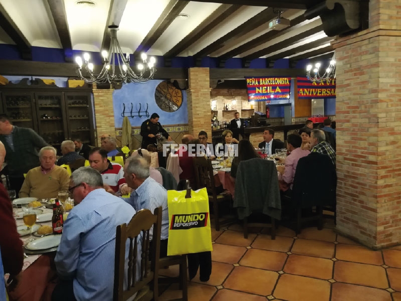 La Peña Barcelonista 'Neila' de Porcuna celebró su XXVI aniversario